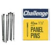 Panel Pins Bright, 40mm (40G), External Length 40mm, Nail Material