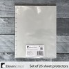 Eleven Discs Letter Sheet Protectors for Discbound Notebooks fits Circa,