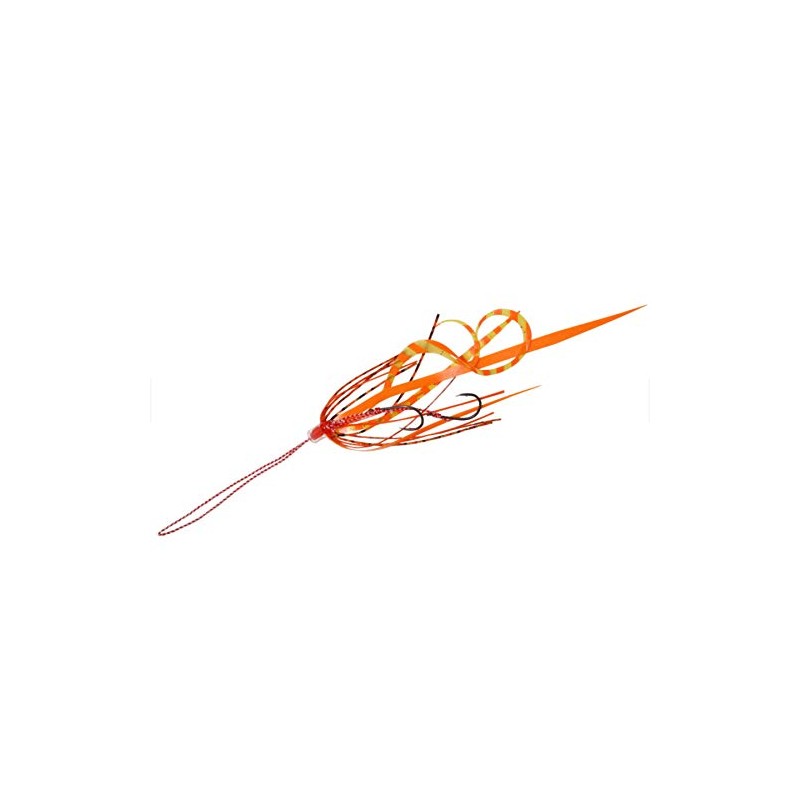 Hayabusa Musou Red Snapper Fleece Slide Tie Hook Set, Twin