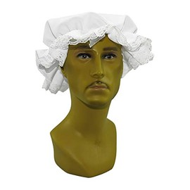 Faschingshut Nachthaube, weiß