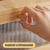 Furshus Double Layer Bamboo Bread Box for Kitchen Counter, Countertop