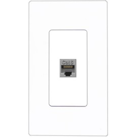RiteAV CAT6-GRAY Wall Plate Screwless [White]