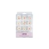 Mixed Pink Blossoms Sugar Decorations - 36 Pack
