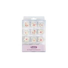 Mixed Pink Blossoms Sugar Decorations - 36 Pack