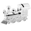 Widdop Bingham Train Money Box, Silver Plated