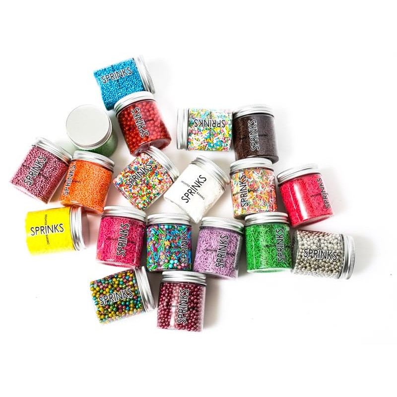 Sprinks Jimmies Sprinkles 500 g, 1 cm Size, Rainbow
