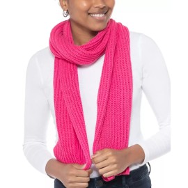 Style&co. Style & Co. Women's Ribbed Muffler Scarf, Hot Pink, One Size Fits Most