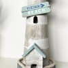 Wooden Lighthouse Ornament Nautical Beach Sign Seaside Bathroom Decoration Gift