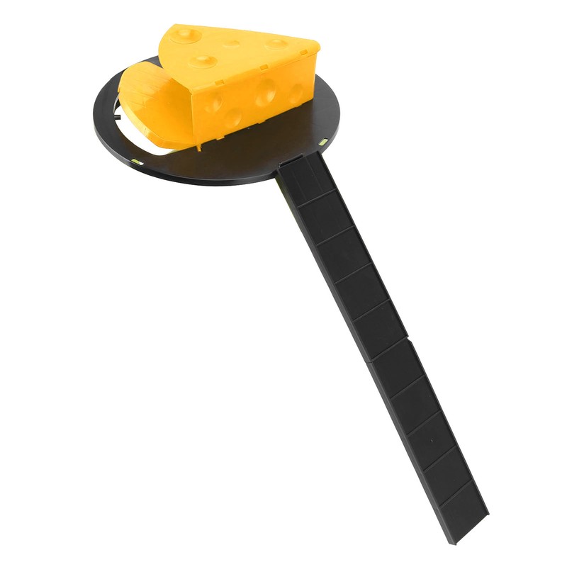 Slip Lid Mouse Trap Automatic Reset Reusable Cheese Shape Detachable