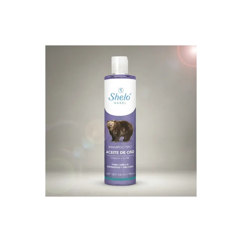 Shampoo Tipo Aceite De Oso 530ml Shelo Nabel