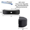 RecPro RV Window Crank Handle | Tee-Style Knob | Black