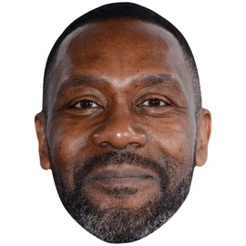 Lenny Henry (Beard) Celebrity Mask, Flat Card Face, Fancy Dress Mask