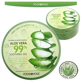 [FOOD A HOLIC] Calming & Moisturizing Aloe Vera Purity 99% Soothing Gel 300ml / Korean Cosmetics