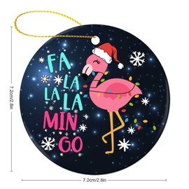 I Want A Hippopotamus Ceramic Ornaments Crafts Christmas Tree Hanging Decorations Commemorative Ornament Decor Gift for Family Friends