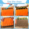 Liberty Imports Beach Builder Create-A-Sand Castle Building Kit for Kids