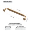 Coinkoly 10 Pack Champagne Bronze Cabinet Handles 128MM Hole Centers