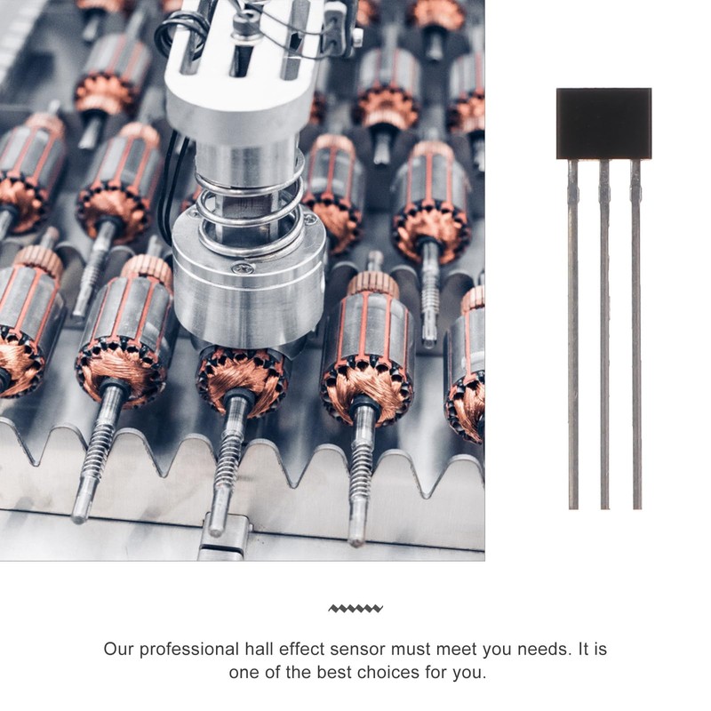 100 Pcs Hall Effect Sensor for Brushless Electric Motors -