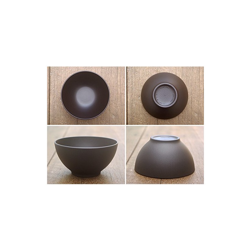 テーブルウェアイースト 木目スープボウル L 500cc ダークブラウンマット