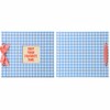 Scrap Mount Album Gingham Check Decora Blue DCP-SCAL01-BL