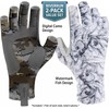 Riverruns 2pack Fishing Gloves (2, Fishwater+Hailstorm, Medium)