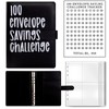 100 Envelope Saving Challenge Cash Budget Saving Challenge Book Binder