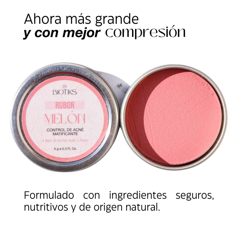 Rubor en polvo mate piel grasa/mixta, blush multiusos, larga duración