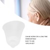 10Pcs 3 Hole White Hearing Amplifier Domes Earbud Tips Soft