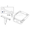Rexka 10pcs Tailgate Spoiler Clip 91513-T6A-003 Compatible with Honda Civic,