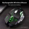 Uciefy Q85 Rechargeable Wireless Gaming Mouse, 2.4G LED Optical Silent