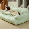 Waterproof Oxford Cat Bed with Side for Small Dogs -