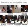 Smad Gas Flue Vent Kit Refrigerator Accessories for Caravan Motorhome