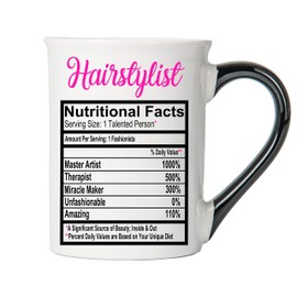 Cottage Creek Hairstylist Mug, 16 oz, Ceramic, Microwave Safe, Great for Home, Hair Stylist Gift