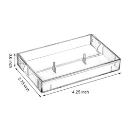 Fasmov 30 Pack Clear Plastic Cassette Tape Cases Audio Cassette Storage Cases