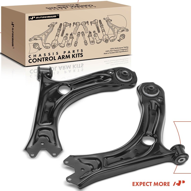 A-Premium 2 x Front Lower Control Arm, with Bushing, Compatible