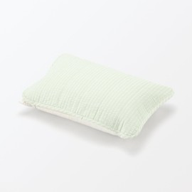 Muji 76196150 Cotton Soccer Weave String Type Pillow Pad, 16.9 x 24.8 inches (43 x 63 cm), Green