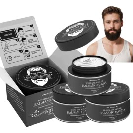 3pcs Balsamo Para Crecer La Barba Al 20%