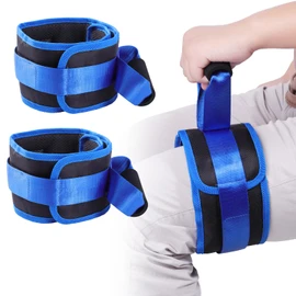ENLUNTRA Thigh Lifter Strap (2 Pack)，Leg Lifter Strap for Limited Mobility，Pull Up Assistance Belt，Movement - Transfer Device For Limited Mobility, Knee Recovery - For Elderly, Senior & Disabled