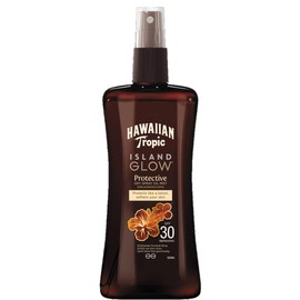 HAWAIIAN Tropic Island Glow Protective Dry Oil SPF 30, 1 bottle of 200 ml