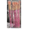 10Pcs Makeup Brush Crystal Cosmetic Eyebrow Shadow Lip Pencil Blush