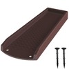 NAACOO Downspout Splash Block, 24" Rain Gutter Downspout Extensions/Extender with