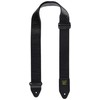 Ernie Ball Tri-Glide Italian Leather Guitar Strap, Black (P04134)