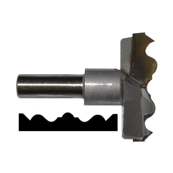 Magnate 8020A Rosette Carbide Tipped Cutter - 2-5/8" Cutting Diameter;