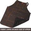 Zytrus Leather Apron, Heavy Duty Leather Tool Apron for Men