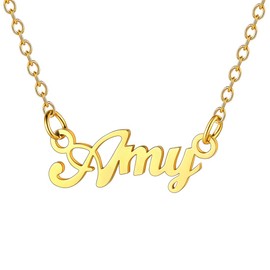 U7 Amy Choker Chain Necklace Gold Plated Necklaces for Women Jewellery