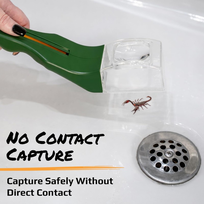 Carson BugView 5X Magnifying Glass Quick-Release Bug Catcher Indoor and