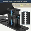 GEIMRSY 13-inch HD Wide-Angle teleprompter, manually Adjustable in Height and