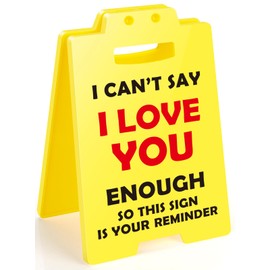 I Love You Couple Gifts - Little Reminder Desk Sign for Women Wife Husband Birthday Christmas Valentine's Day Dating Gifts, Romantic Desk Sign for Couple Boyfriend Girlfriend by MBL