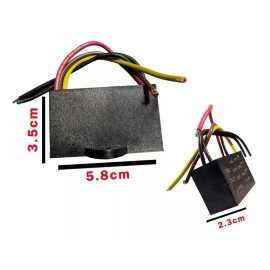 Star  4 Piezas Capacitor Triple 4.5uf-5uf-6uf Ventilador De Lujo
