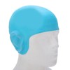 High Elasticity Children Silicone Swimming Cap 3D Ear Protection Swimming