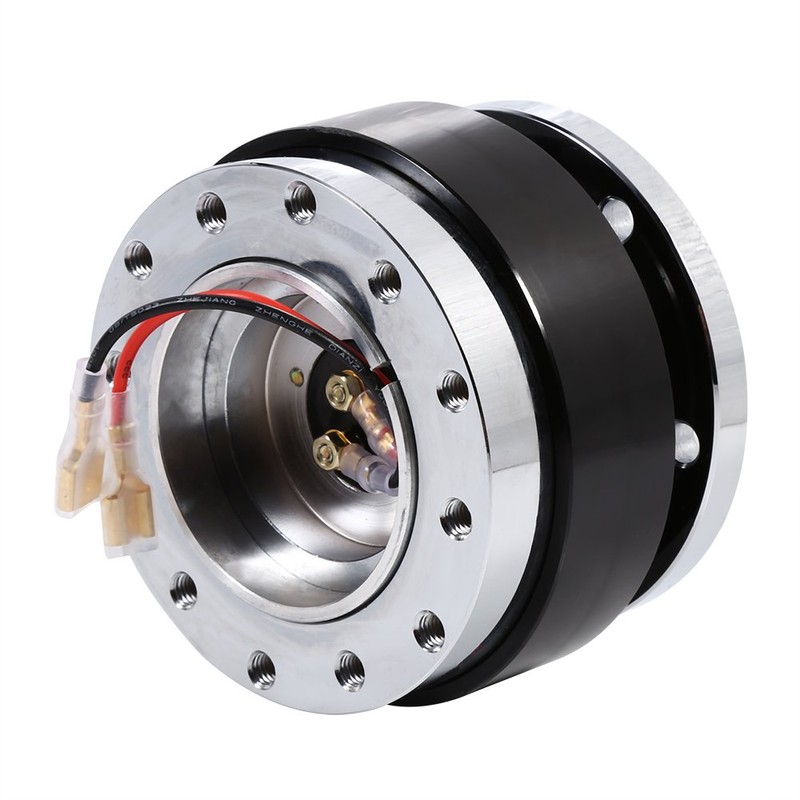 CENPEK Universal 6 Hole Bolt Ball Steering Wheel Black Release